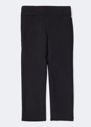 Girls Black Straight Leg School Trousers (3-13yrs)