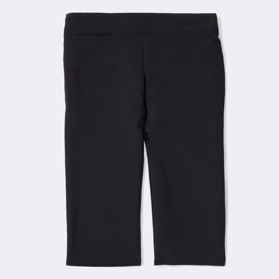 Girls Black Straight Leg School Trousers (3-13yrs)