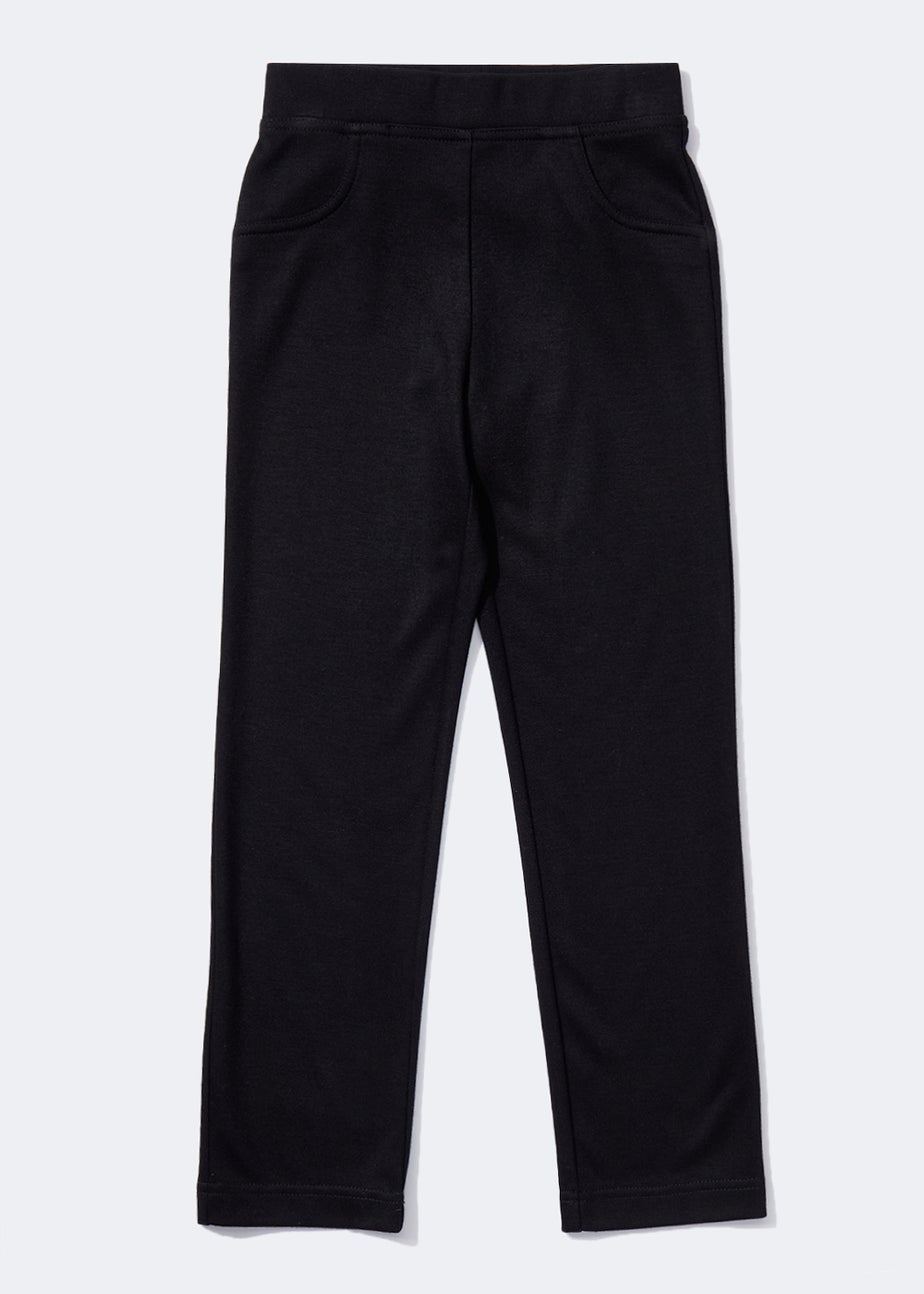 Girls Black Stretch School Trousers (3-13yrs)