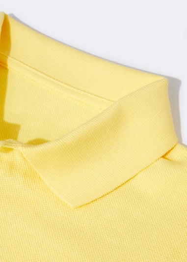 Kids 2 Pack Yellow School Polo Shirts (3-13yrs)