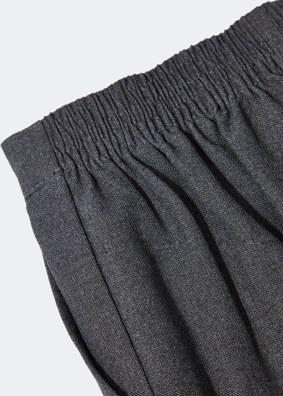 Boys Grey Pull On School Trousers (3-11yrs)