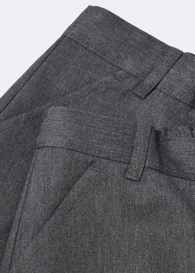 Kids 2 Pack Grey Classic School Shorts (3-13yrs)