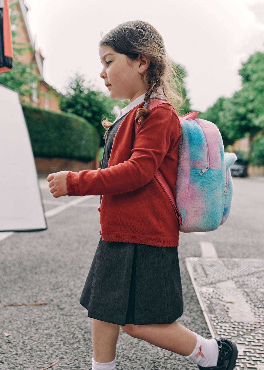 Girls 2 Pack Red School Cardigans (3-13yrs)