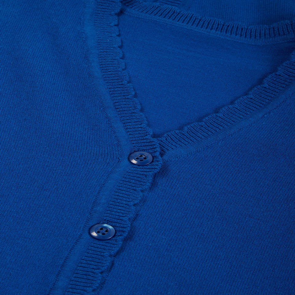 Girls 2 Pack Royal Blue School Cardigans (4-13yrs)