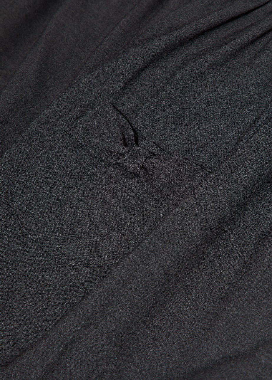 Girls 2 Pack Grey School Pinafores (3yrs-9yrs)