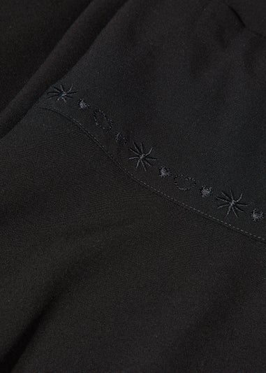 Girls 2 Pack Black Flippy School Skirts (3-13yrs)