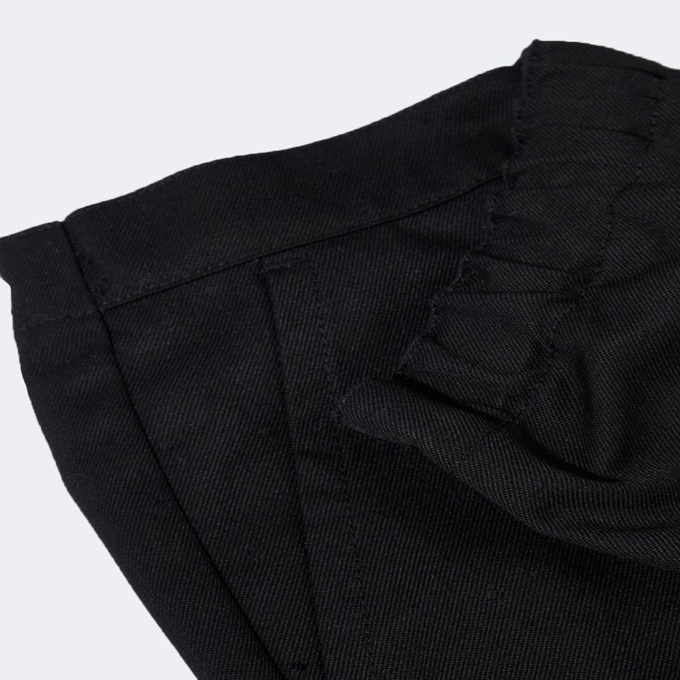 Boys 2 Pack Black Pull On School Trousers (3-11yrs)