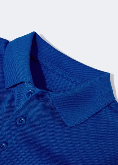 Kids 2 Pack Royal Blue School Polo Shirts (4-13yrs)