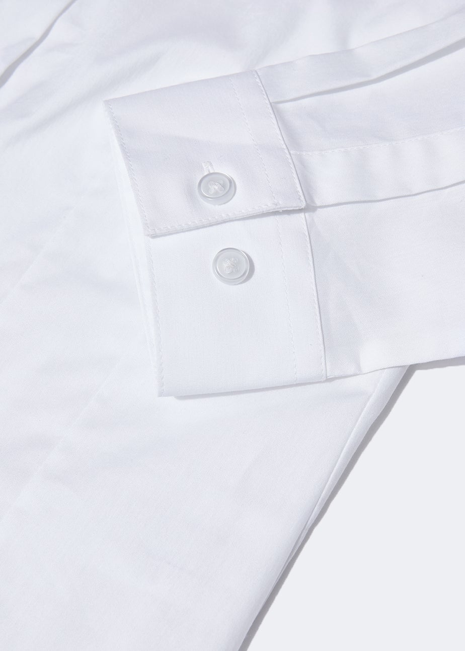 Girls 2 Pack White 3/4 Sleeve School Blouses (8-16yrs)