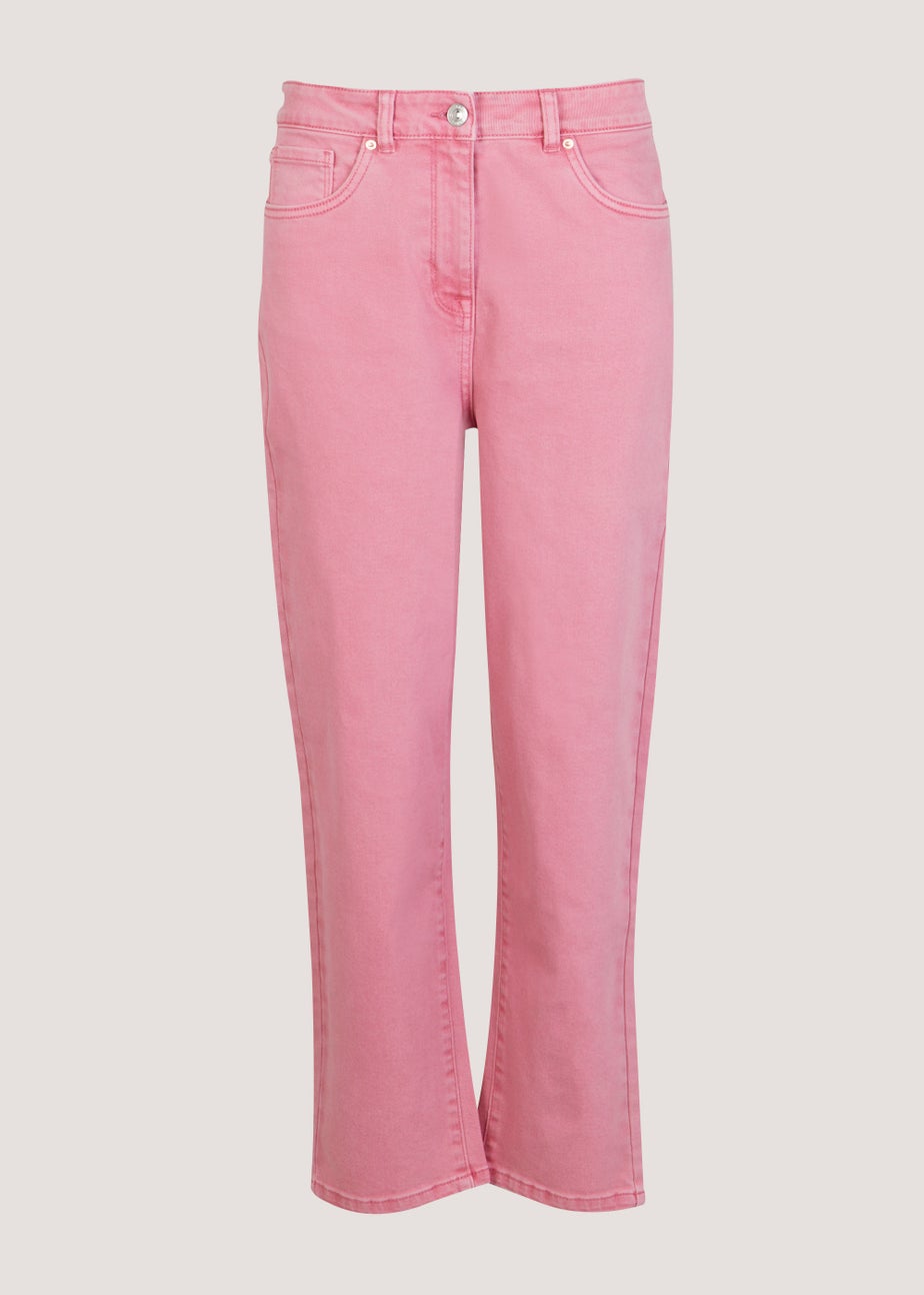 Ava Pink Mom Jeans