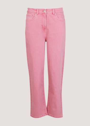 Ava Pink Mom Jeans
