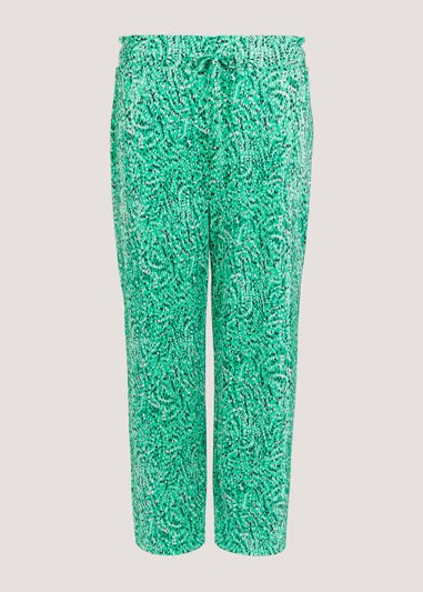 Green Spring Plisse Trousers