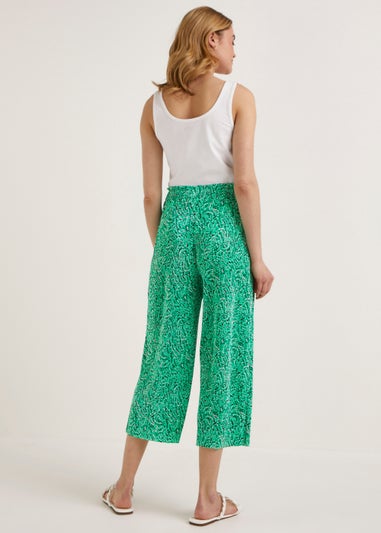 Green Spring Plisse Trousers
