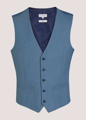 Taylor & Wright Ledger Blue Waistcoat