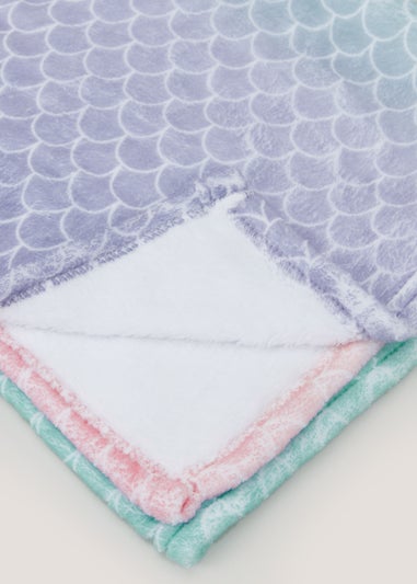 Mermaid Cat Travel Blanket (25cm x 20cm x 8cm)