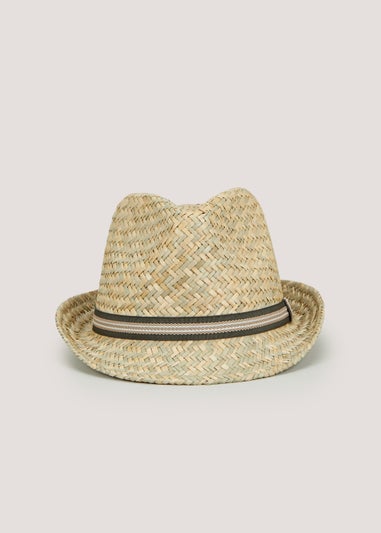 Natural Band Straw Hat