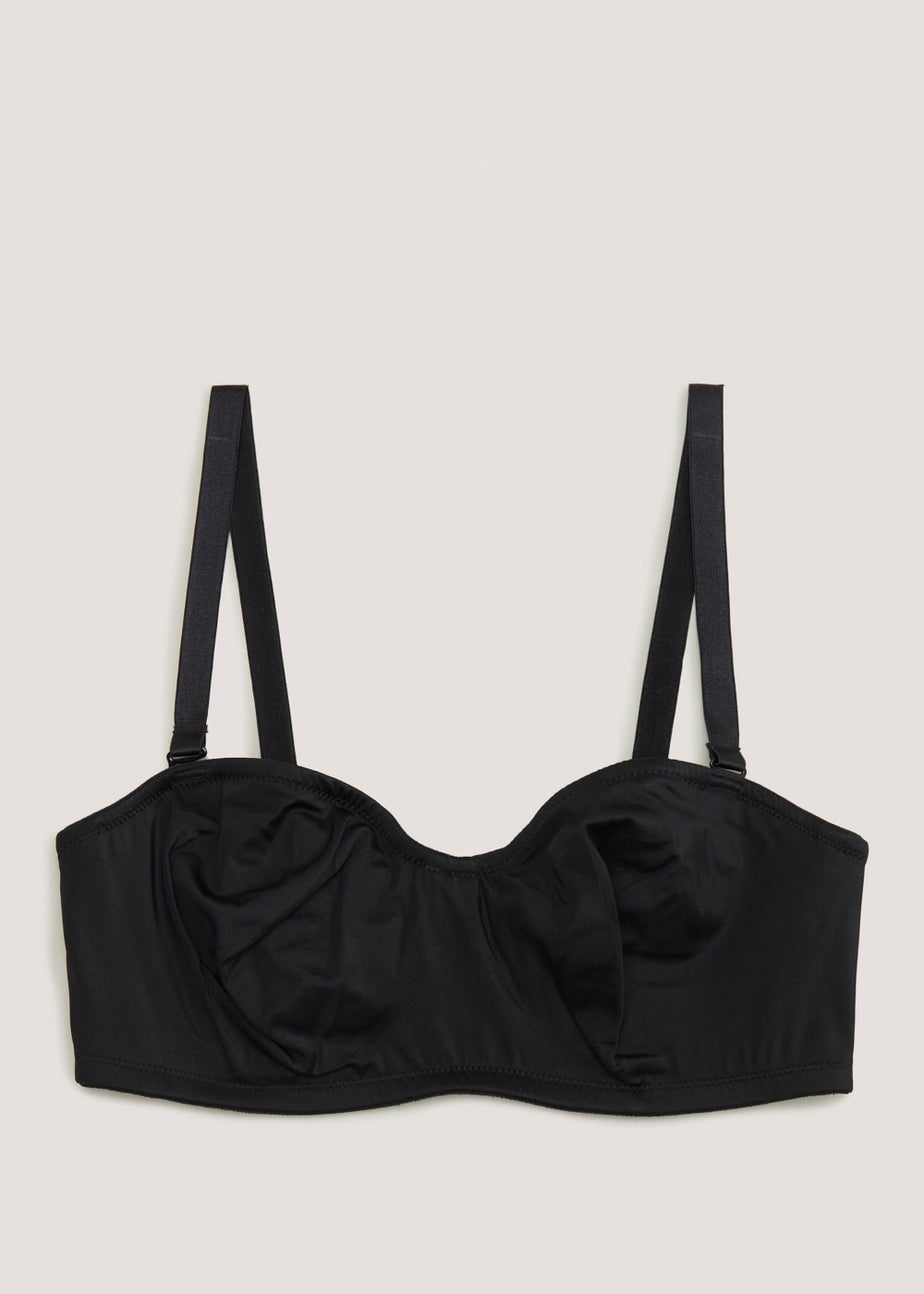 DD+ Black Non Padded Multiway Bra