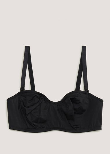 DD+ Black Non Padded Multiway Bra