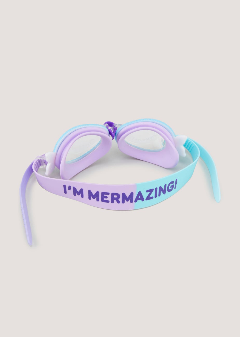 Girls Lilac Mermaid Goggles (One Size)