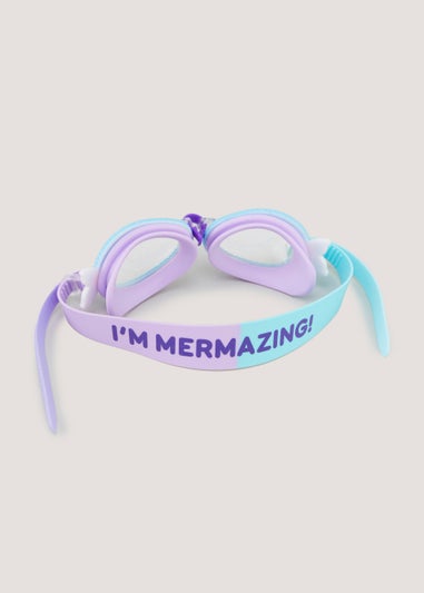 Girls Lilac Mermaid Goggles (One Size)