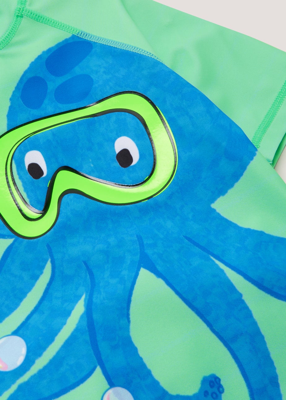 Boys Blue Octopus Swim Set (9mths-6yrs)