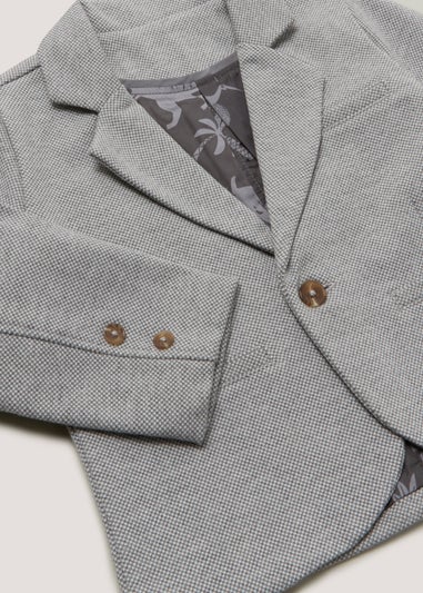 Boys Mini Me Grey Smart Jersey Blazer (9mths-4yrs)