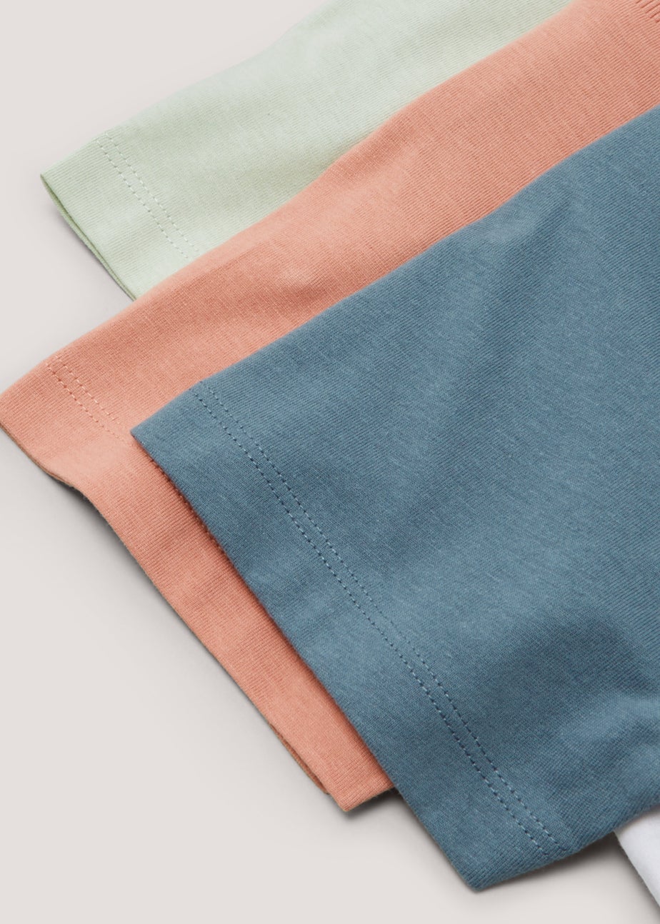 Boys 3 Pack Raglan T-Shirts (4-13yrs)