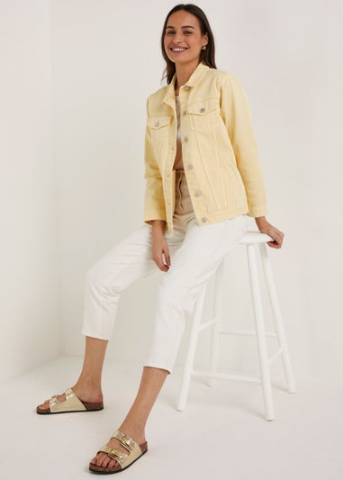 Lemon Oversized Denim Jacket