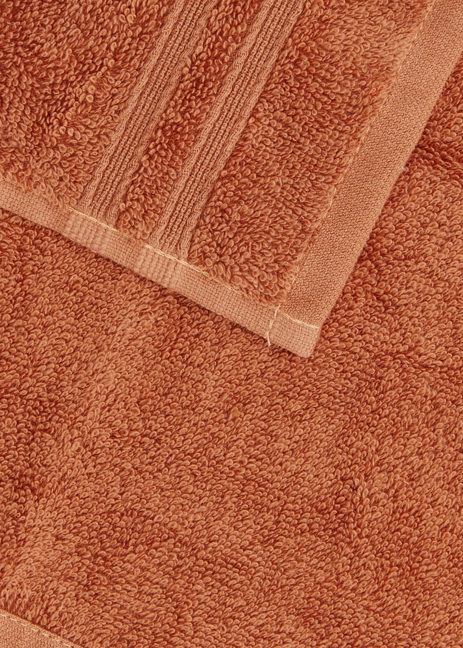 4 Pack Orange 100% Egyptian Cotton Face Cloths