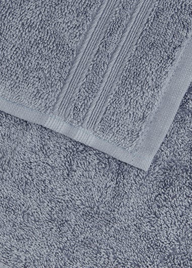 4 Pack Blue 100% Egyptian Cotton Face Cloths