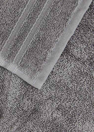 4 Pack Dark Grey 100% Egyptian Cotton Face Cloths