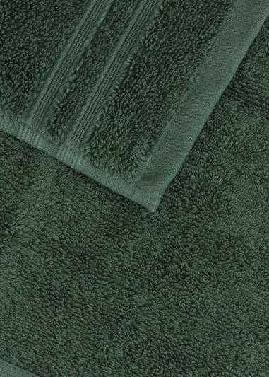 4 Pack Tropical Green 100% Egyptian Cotton Face Cloths