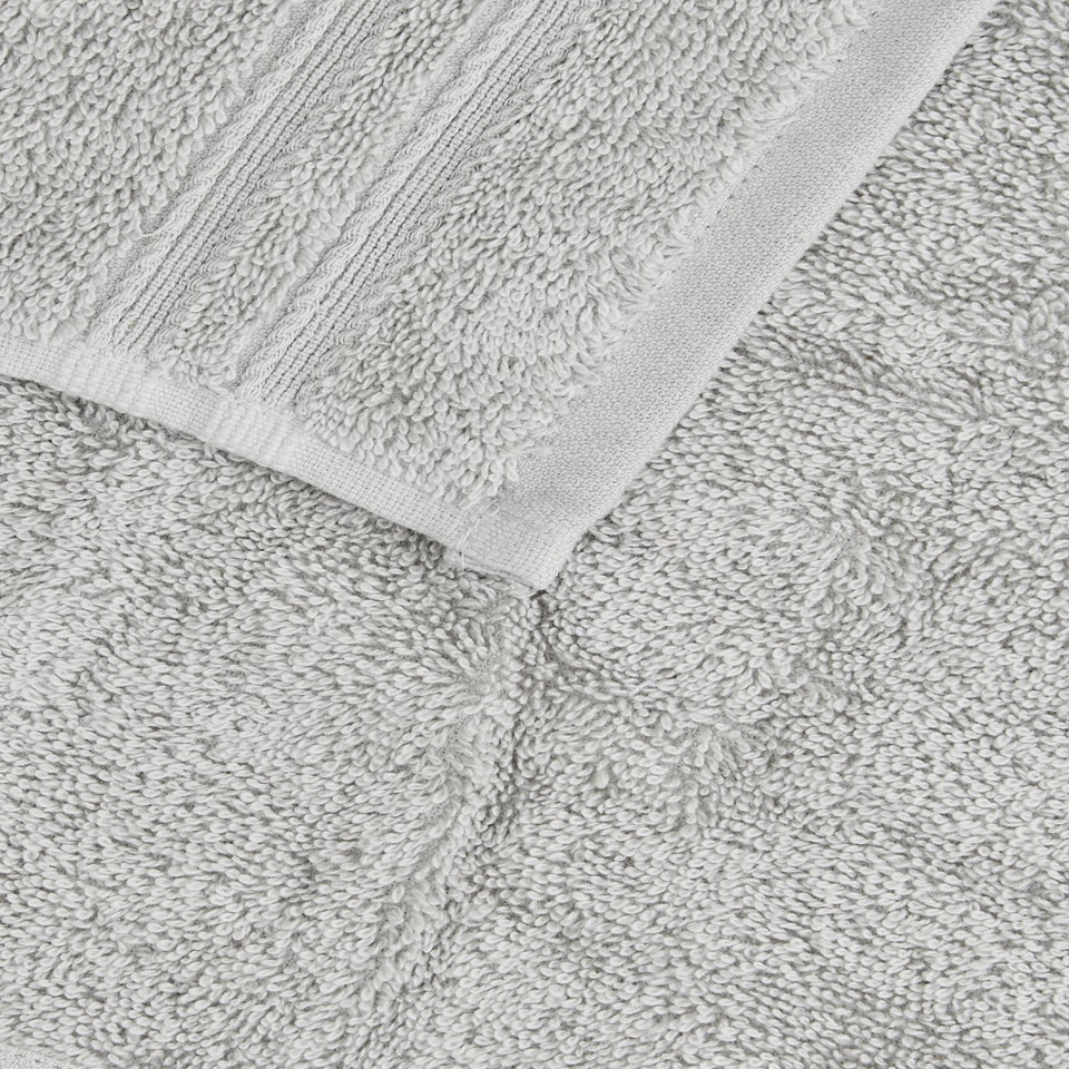 4 Pack Cool Grey 100% Egyptian Cotton Face Cloths