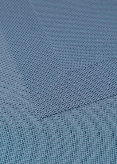 2 Pack Denim Blue PVC Placemats (45cm x 30cm)