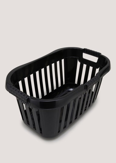 Black Plastic Laundry Basket