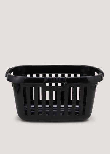 Black Plastic Laundry Basket