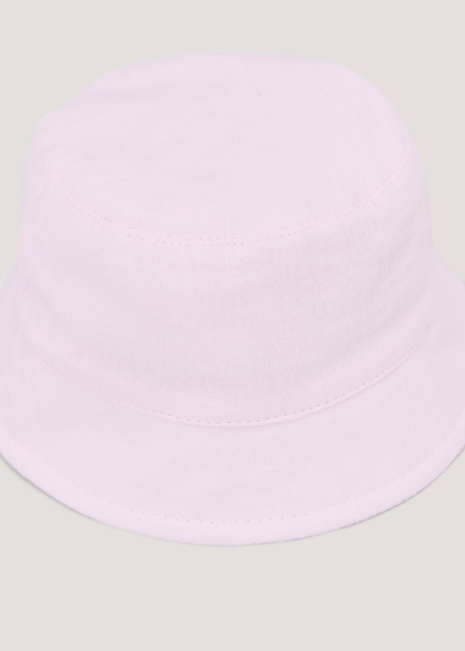 Girls Pink Sun Hat (Newborn-24mths)
