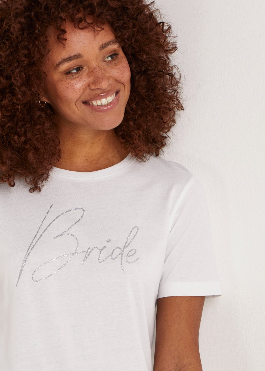 White & Black Bride Pyjama Set