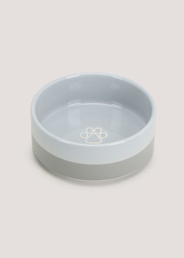 Grey Ceramic Pet Bowl (15cm)