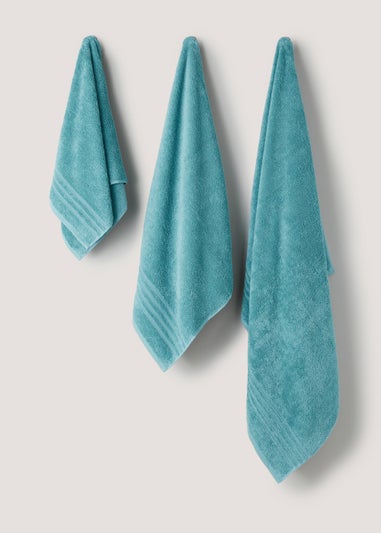 Blue 100% Egyptian Cotton Towels