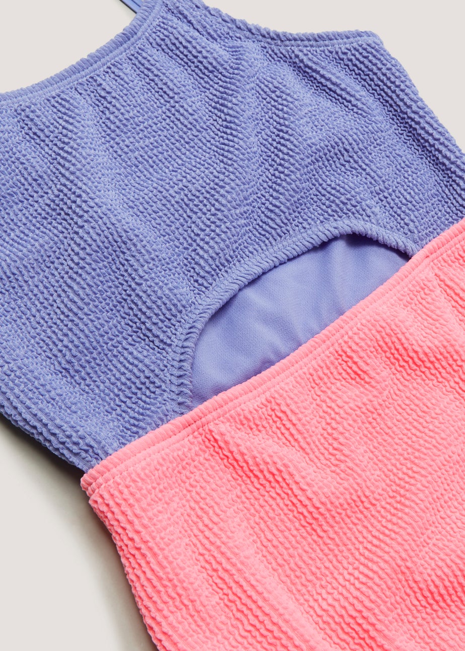 Girls Candy Couture Colour Block Swimming Costume (9-16yrs)