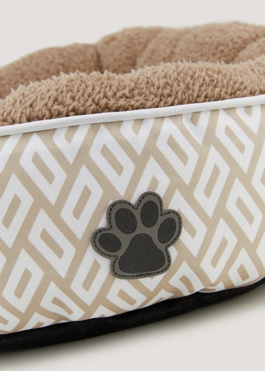 Natural Geo Round Pet Bed (50cm x 15cm)