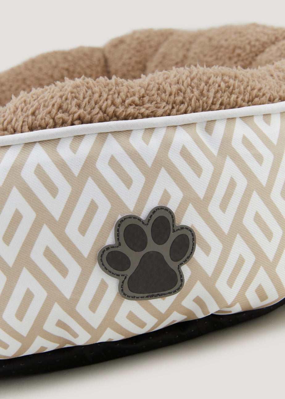 Natural Geo Round Pet Bed (50cm x 15cm)