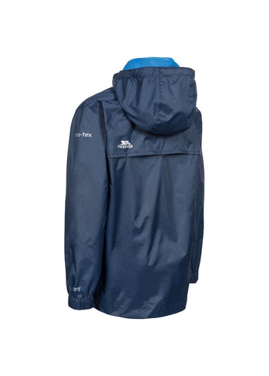 Kids Trespass Qikpac Navy Jacket (2-12yrs)