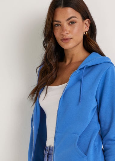 Blue Zip Up Hoodie