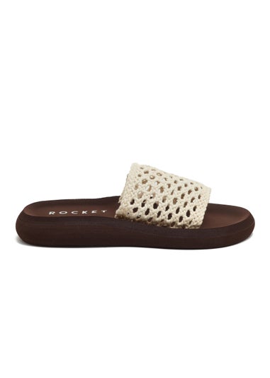 Rocket Dog Sunset Natural Woven Sliders