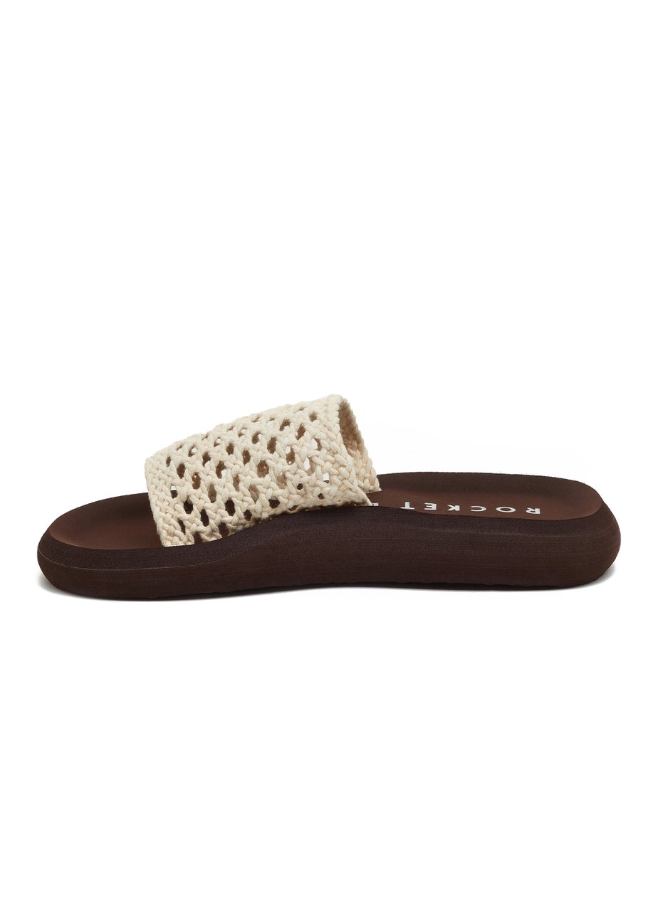 Rocket Dog Sunset Natural Woven Sliders
