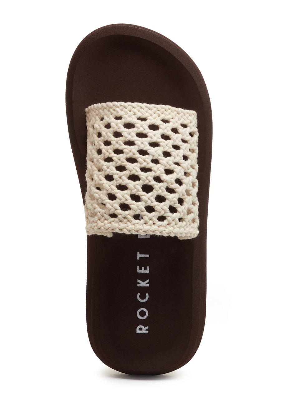 Rocket Dog Sunset Natural Woven Sliders