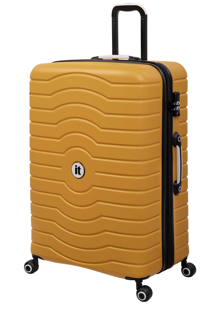 IT Luggage Intervolve Yellow Suitcase