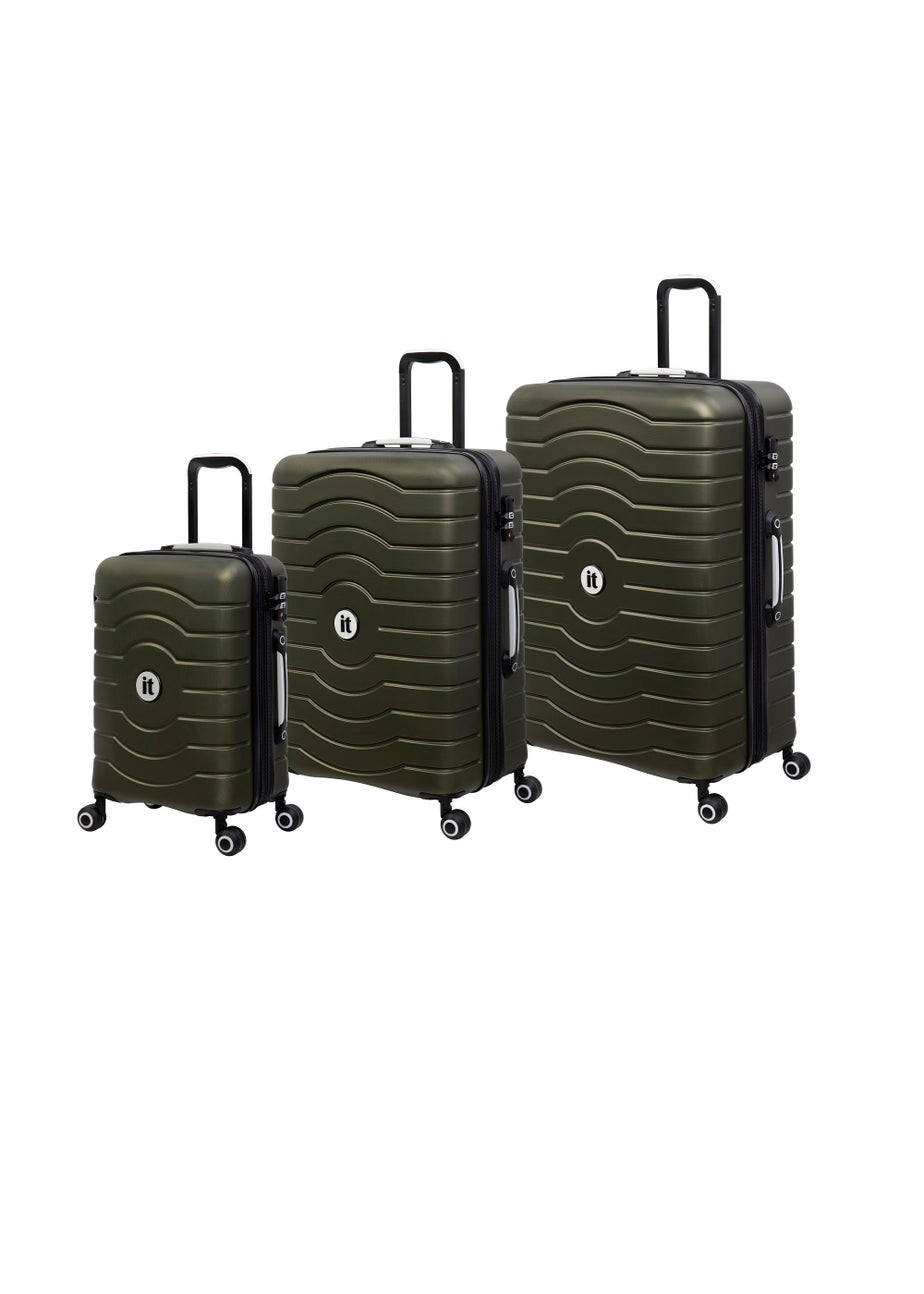 IT Luggage Intervolve Olive Suitcase